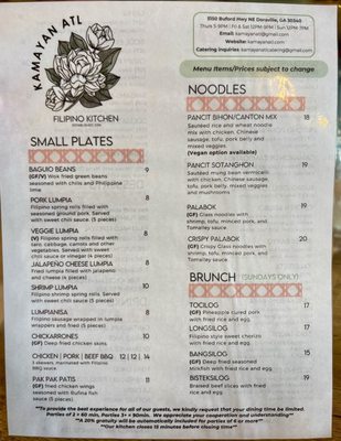 Menu photo 7 Kamayan Atl Doraville, GA