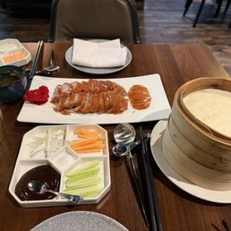 crispy skin, juicy meat, and very authentic. And the whole duck is only $58. Definitely worth trying. crispy skin, juicy meat, and very authentic. And the whole duck is only $58. Definitely worth trying.