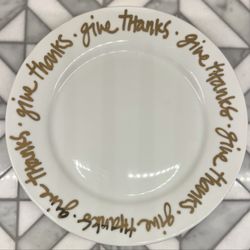 Found Interiors - Crate & Barrel plate for $2!