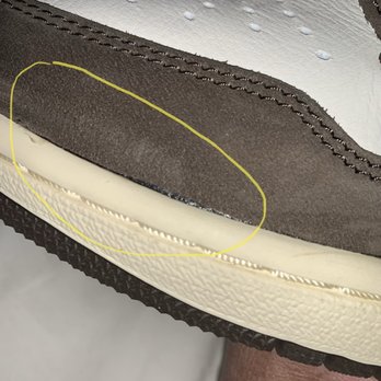 PRSTG - Just look at the glue. Look at the quality. Just look. 1300$ - Shoe Stores Near Me - Alameda, California