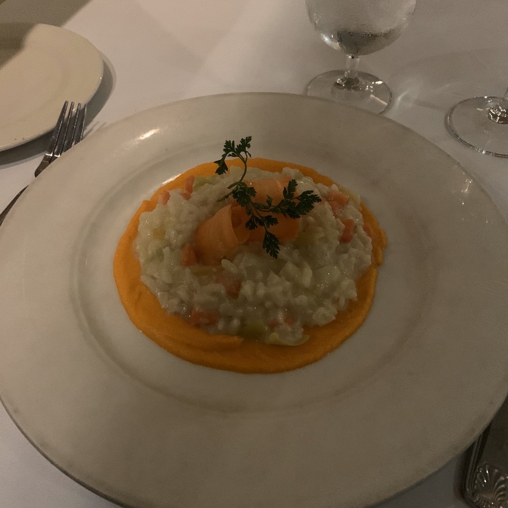 Higgins Restaurant - Risotto with leeks and carrots. - French Near Me - Portland, Oregon Higgins Restaurant - Risotto with leeks and carrots. - French Near Me - Portland, Oregon