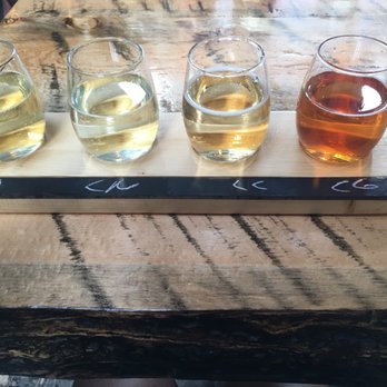 Stem Ciders - Flight sampler! One of the best ways to try all of their various ciders! - Bars Near Me - Denver, Colorado