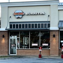 Cabo Bob's Burritos - Outside. There are 6 tables outside to eat at as well for nice days