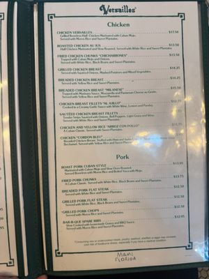 Menu photo 6 Versailles Miami, FL Menu photo 6 Versailles Miami, FL