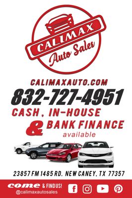 Calimax Auto Sales