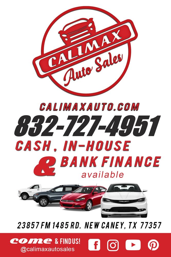 CALIMAX AUTO SALES Updated September 2024 23857 Fm 1485 Rd, New