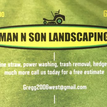 Man & Son Landscaping - a sign for a man and son landscaping - Lawn Services Near Me Man & Son Landscaping - a sign for a man and son landscaping - Lawn Services Near Me