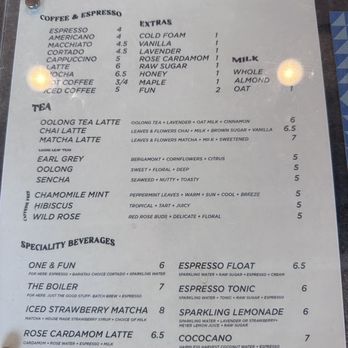 Daydream Surf Shop - Menu - Coffee & Tea Near Me - Newport Beach, California