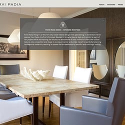 Trillion - Responsive website design for Purvi Padia interior design. Website showcases Purvi's work and displays beautifully on mobile.