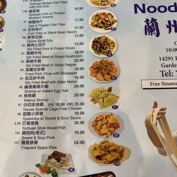 Noodle Star 川粵 - Menu 2025 November - Asian Fusion Near Me - Garden Grove, California