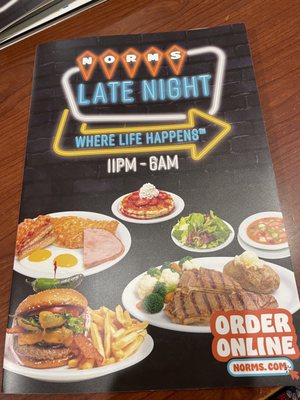 Menu photo 8 NORMS Restaurant Riverside, CA