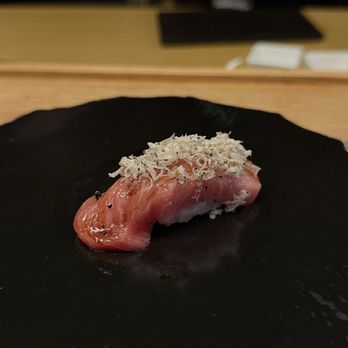 Koete Omakase - CHU TORO medium fatty tuna + truffle - Sushi Bars Near Me - New York, New York