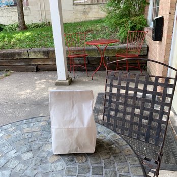 Sugar Me Desserterie - Two small cafe tables. - Bakeries Near Me - Chagrin Falls, Ohio Sugar Me Desserterie - Two small cafe tables. - Bakeries Near Me - Chagrin Falls, Ohio