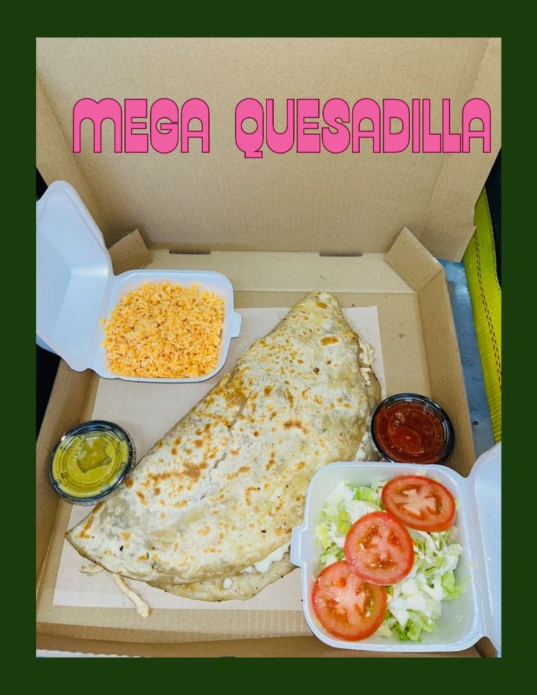 Food from Tacos y Pupusas Michoacan