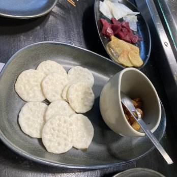 Gaijin - Twice-Cooked Garlic Plate -- handful of crisps, not very garlicky garlic - Japanese Near Me - Chicago, Illinois Gaijin - Twice-Cooked Garlic Plate -- handful of crisps, not very garlicky garlic - Japanese Near Me - Chicago, Illinois