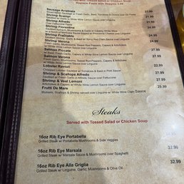 Menu Menu