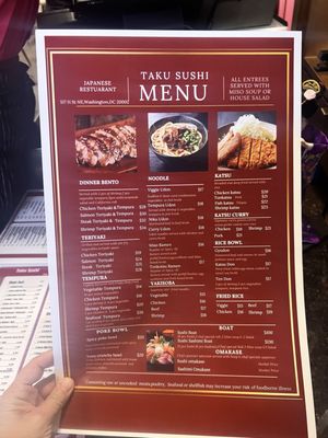 Menu photo 6 Taku Sushi Washington, DC, DC Menu photo 6 Taku Sushi Washington, DC, DC