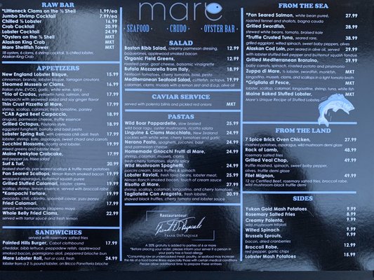 Menu photo 8 Mare Boston, MA