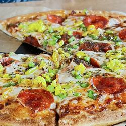 Turbo Joe's Pizzeria Int'l Kitchen & Tea House - Pepperoni with peppers