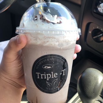 Triple-T - Oreo Creamy Smoothie with no cookie crumbles as promised on the pic. - Noodles Near Me - Gardena, California