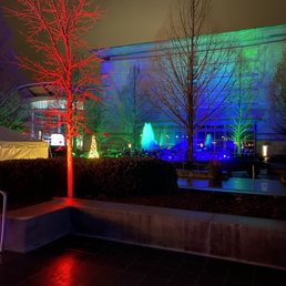 One of many beautiful light displays