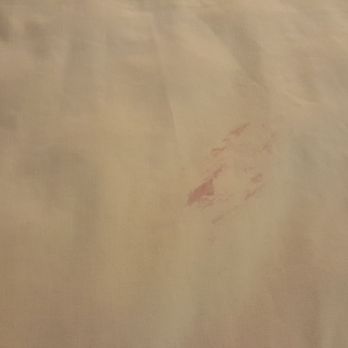 Diamondhead Inn and Suites - Blood stain, about hand size, on the bed sheets. - Hotels Near Me - Bay St. Louis, Mississippi Diamondhead Inn and Suites - Blood stain, about hand size, on the bed sheets. - Hotels Near Me - Bay St. Louis, Mississippi
