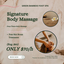Green Bamboo Foot Spa