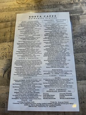 Menu photo 5 Sosta Caffe Pembroke Pines, FL Menu photo 5 Sosta Caffe Pembroke Pines, FL