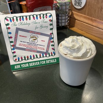 Flappy Jack's Pancake House - Hot Chocolate. - Pancakes Near Me - Orange, California