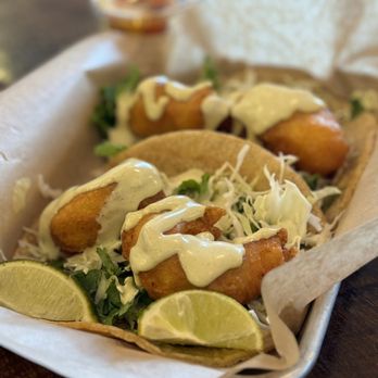 Fish District - Shrimp tacos! Great! - Seafood Near Me - Carlsbad, California