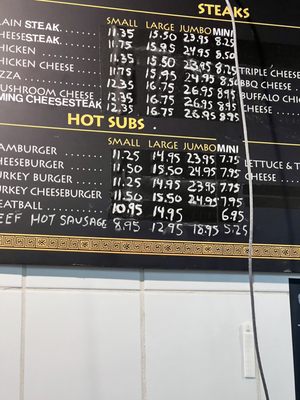 Menu photo 1 Olympic Subs & Steaks Wilmington, DE