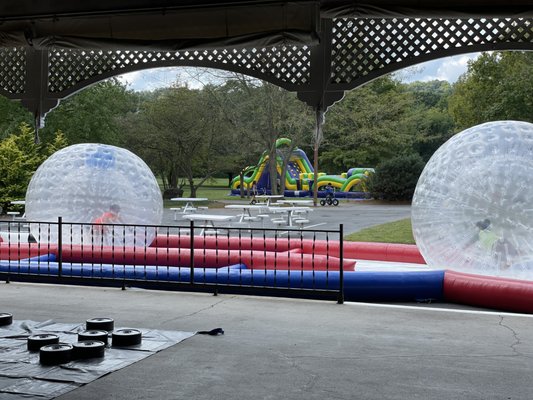 Photo of A-1 Amusement & Party Rental - Cincinnati, OH, US. Hamster Balls and Obstacle Course