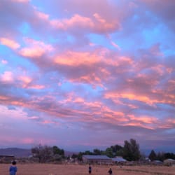 Ana Reservoir Rv Park - Winter sunset