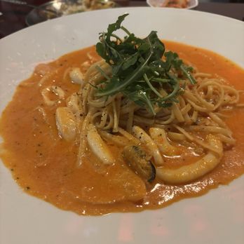 Woowa - Seafood rose pasta - Korean Near Me - Gardena, California