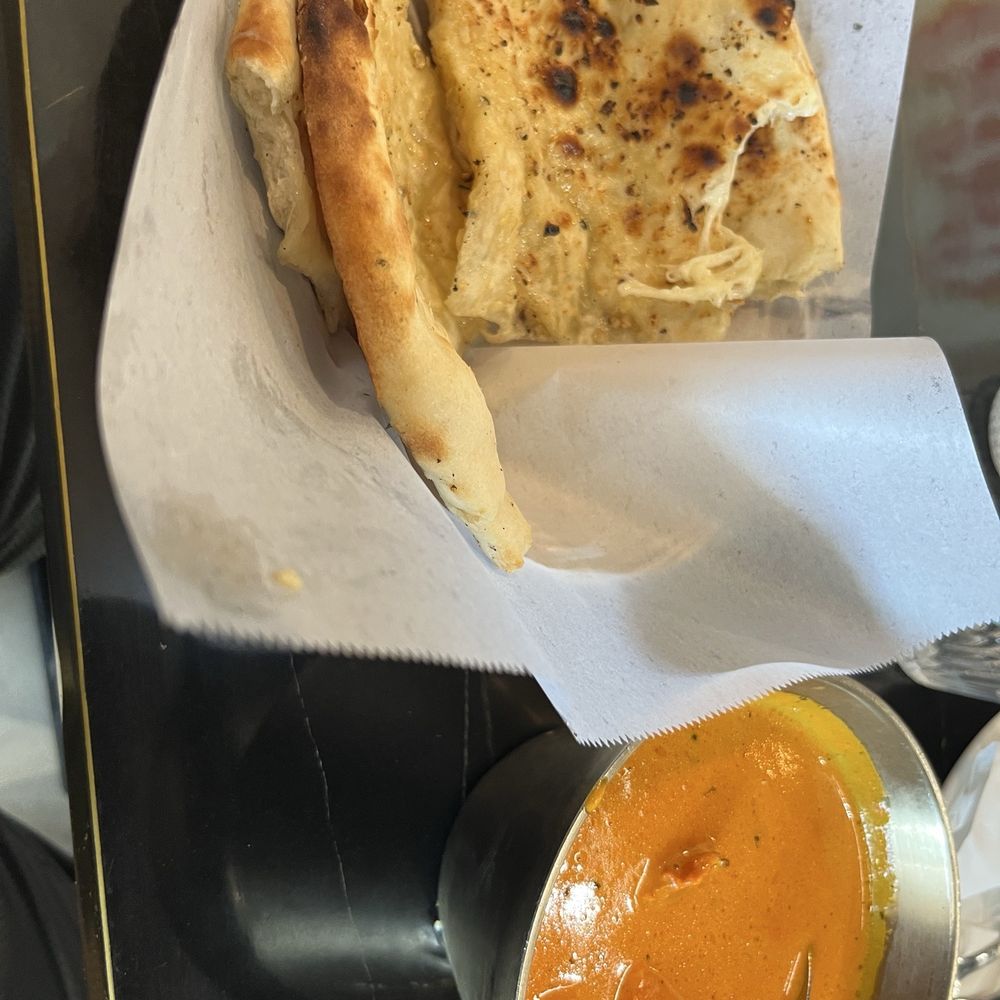 Daddy Ji Finest Indian Cuisine - Butter Chicken & Garlic-Cheese Naan - Indian Near Me - Claremont, California Daddy Ji Finest Indian Cuisine - Butter Chicken & Garlic-Cheese Naan - Indian Near Me - Claremont, California