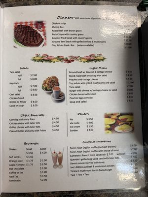 Menu photo 2 Wee Bit O'heather Milton Freewater, OR Menu photo 2 Wee Bit O'heather Milton Freewater, OR