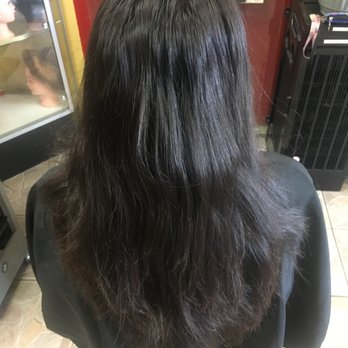 Magic Straight Salon - Before - Hair Salons Near Me - Pico Rivera, California