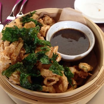 MW Restaurant - Fried calamari and pepper sauce! - New American Near Me - Honolulu, Hawaii