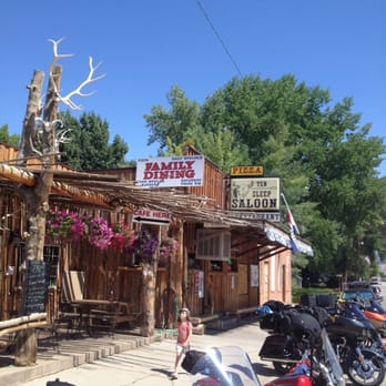 Ten Sleep Saloon - several motorcycles parked outside - Burgers Near Me - Ten Sleep, Wyoming Ten Sleep Saloon - several motorcycles parked outside - Burgers Near Me - Ten Sleep, Wyoming