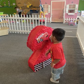 Little Village Play - A closed off area for the piñata - Indoor Playcenter Near Me - UPLAND, California