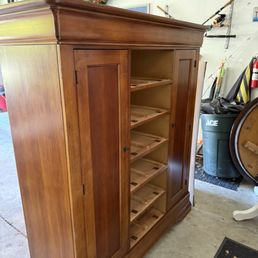 Huge and heavy Gentleman's dresser.