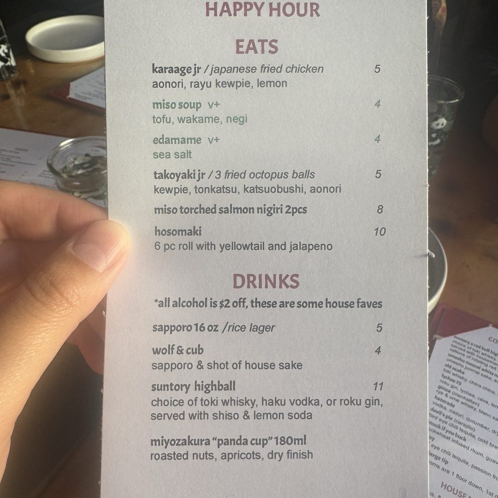 Umami - Happy hour menu - Sushi Bars Near Me - Pittsburgh, Pennsylvania