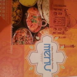 Aleena Indian - Menu Front page
