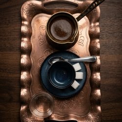Paymon's Lounge and Hookah Bar - Freshly prepared Turkish coffee served at Paymon's Fresh Kitchen on W Sahara Ave in Las Vegas.