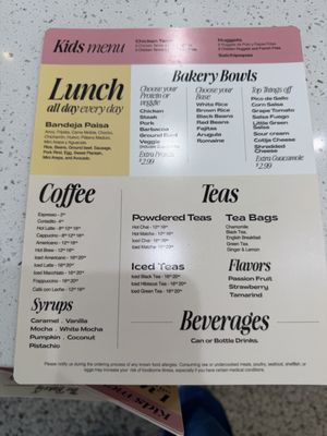Menu photo 2 The Bakery Cafe Alafaya, FL