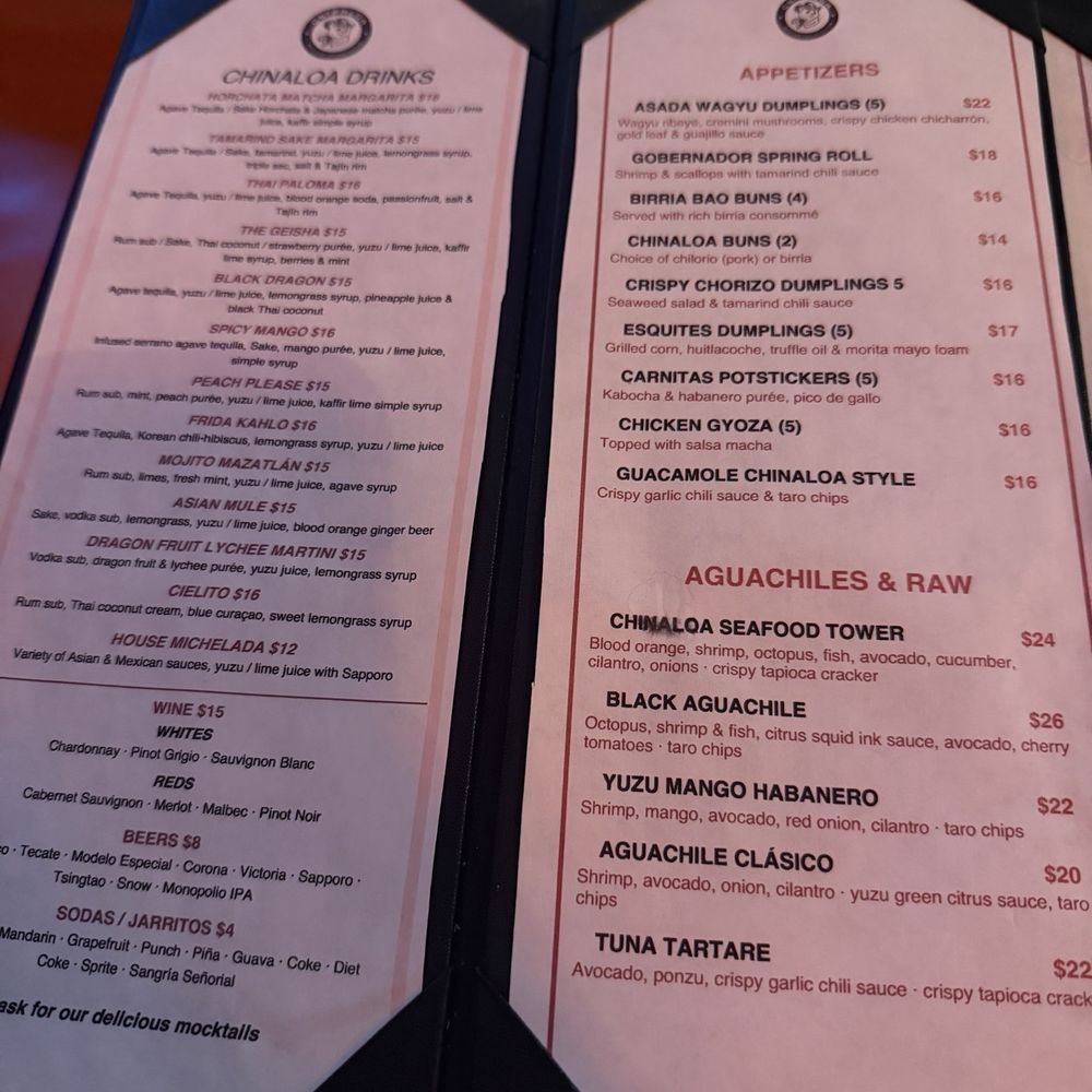Chinaloa - Menu - Asian Fusion Near Me - Brooklyn, New York Chinaloa - Menu - Asian Fusion Near Me - Brooklyn, New York