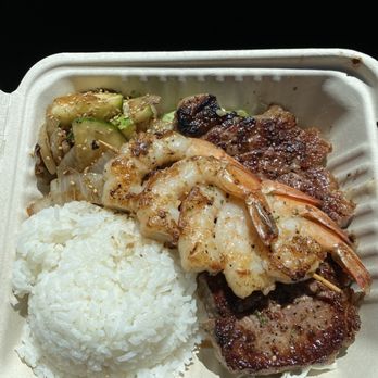 Ono Teppanyaki & Seafood - NY steak and shrimp - Food Trucks Near Me - Kahului, Hawaii