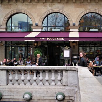 Café Pouchkine - facade - French Near Me - Paris, 75