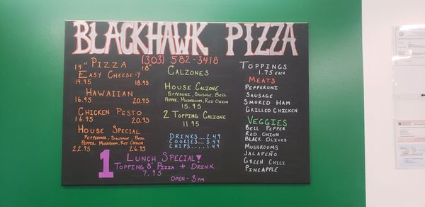 Black Hawk Pizza by null