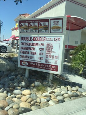 Menu photo 4 In-N-Out Burger Modesto, CA